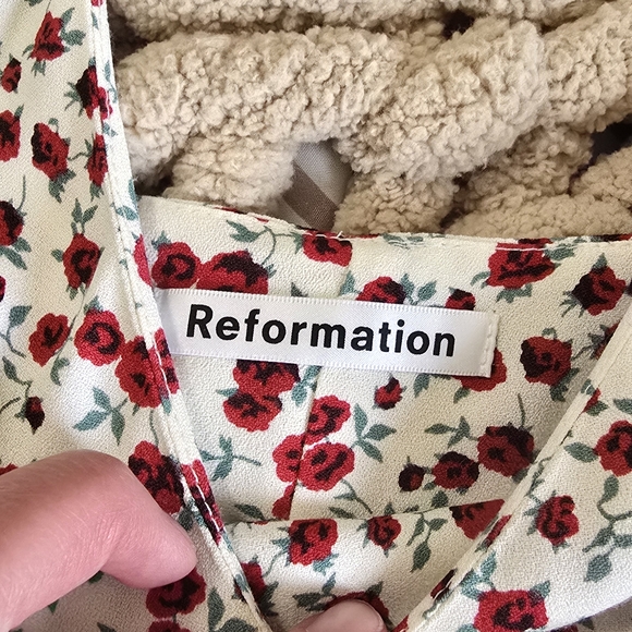 Floral Print Women's Dress - Picture 3 of 3